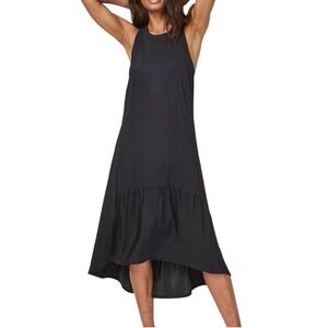 Sweaty Betty Ace Sleeveless Midi Dress in Black Size Small NWT
